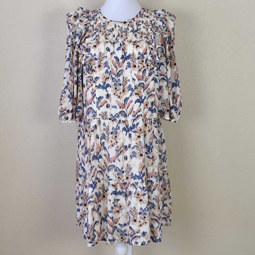 Good Hart Matilda Jane Perennial Florals Ruffled Dress NEW Small - Picture 2 of 9